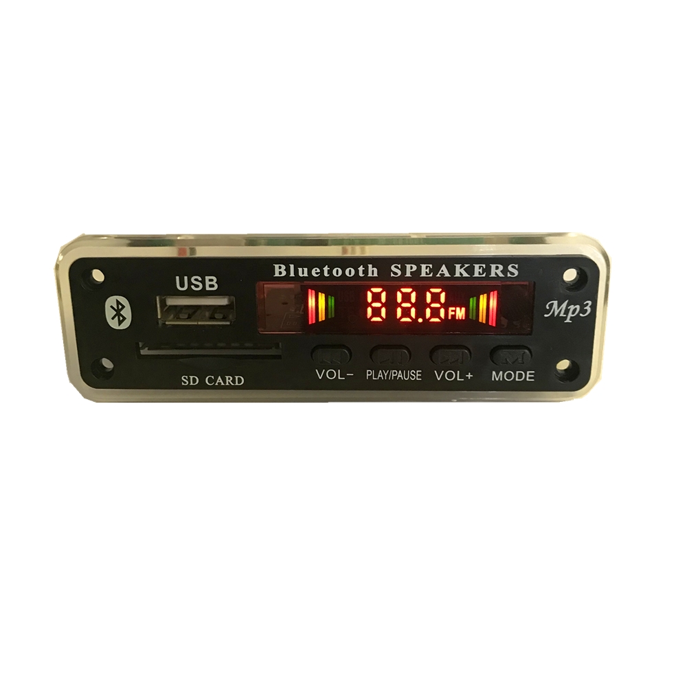 Modulo Lettore MP3 Bluetooth 5.0 JQ – Amplificatore E Decoder Con Radio FM, USB, TF E Registrazione